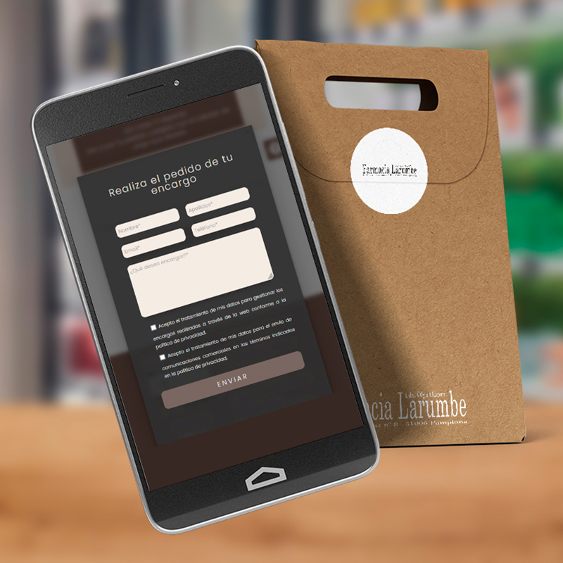 Encargo exprés Pamplona Farmacia Larumbe